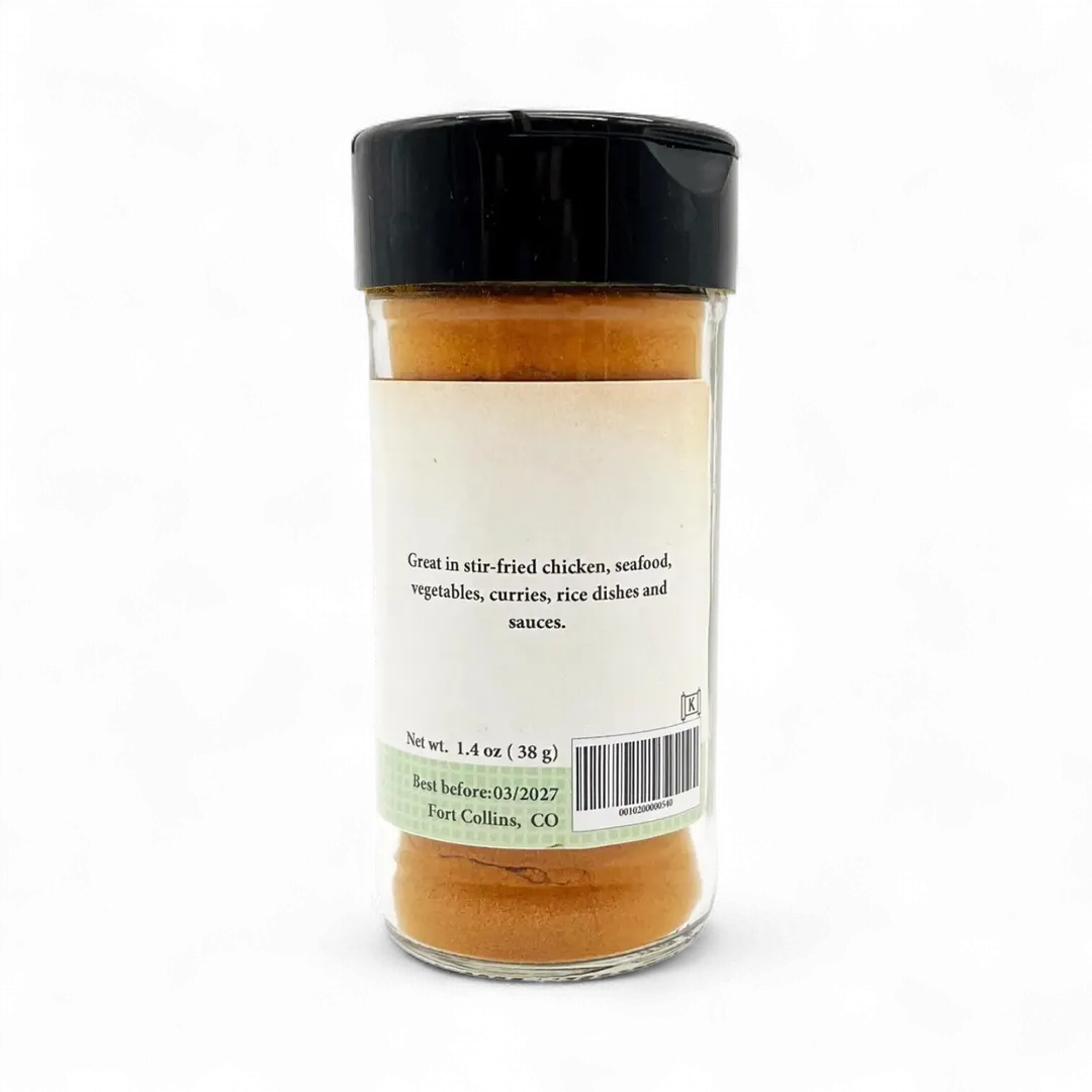 Turmeric Root Powder, Ground Dried Spice - Case of 12 Jars