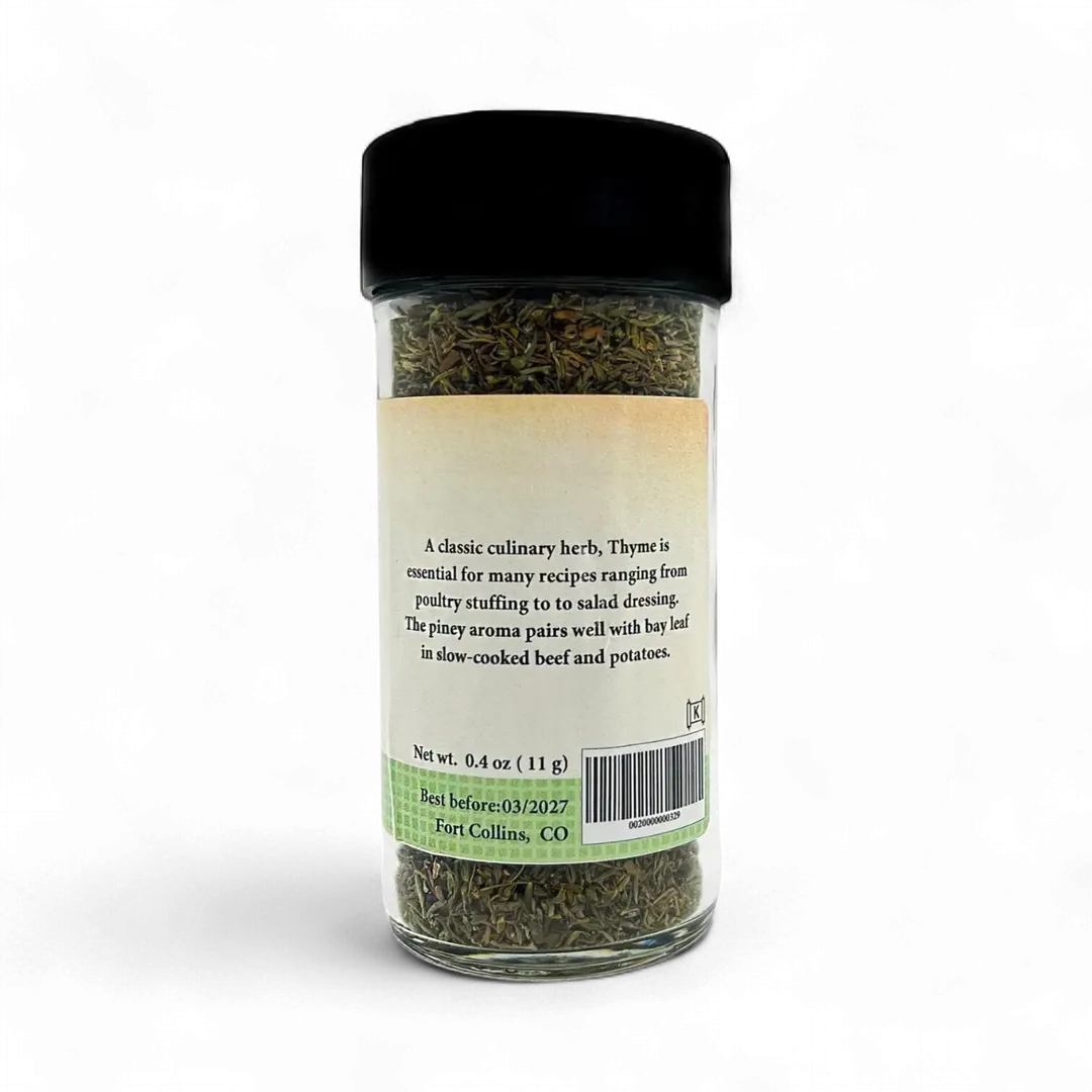 Thyme Leaf Gourmet Dried Herbs - Case of 12 Jars