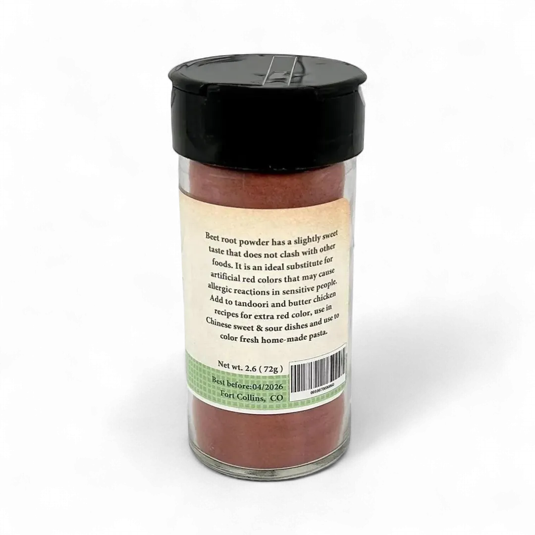 Beet Root Powder, Fresh Gourmet Spice - Case of 12 Jars