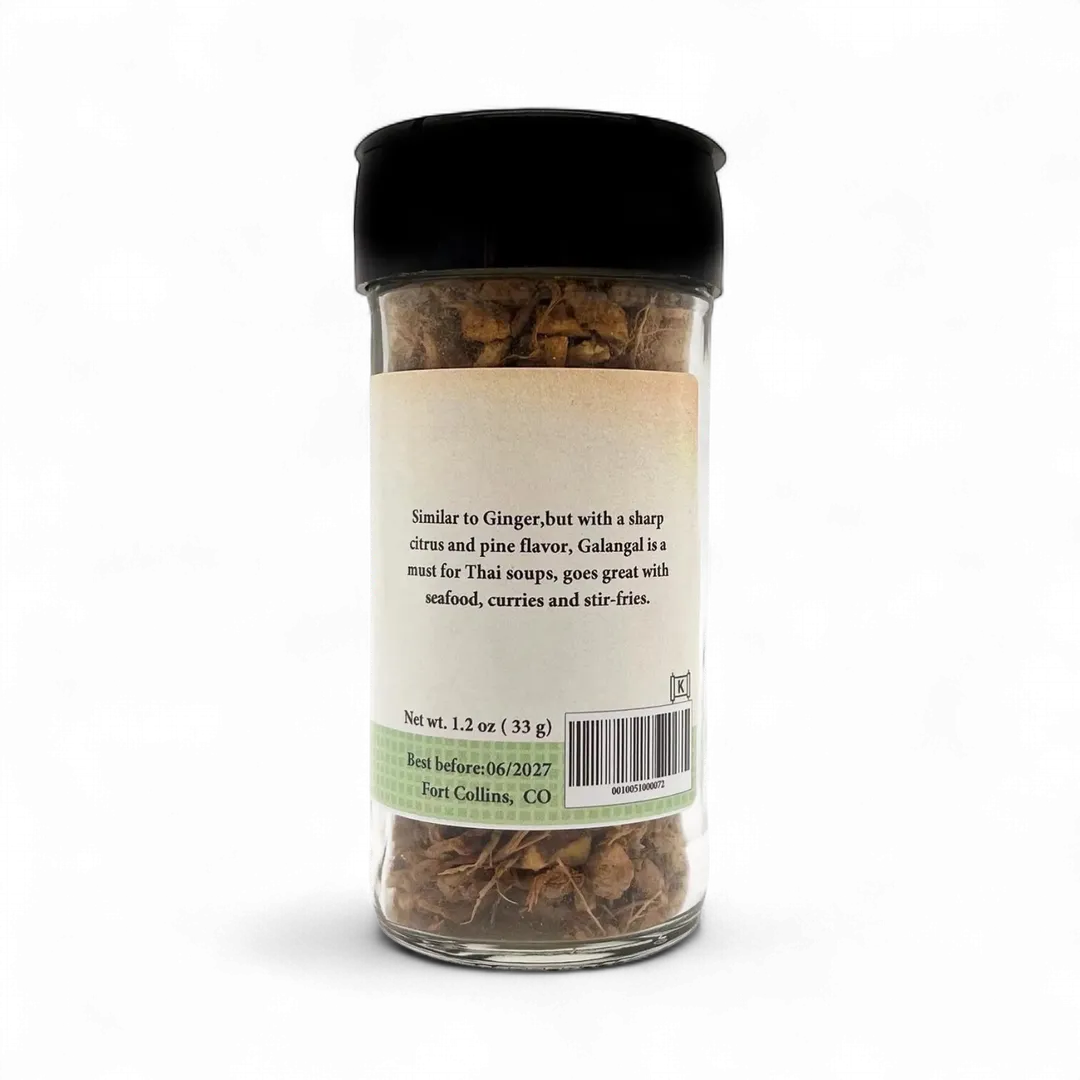 Galangal Root, Gourmet Fresh Spices - Case of 12 Jars