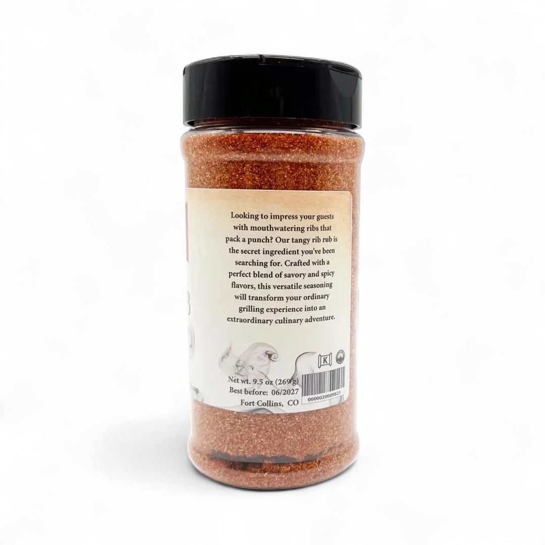 Rib Rub, Gourmet Spices & Seasoning - Case of 12 Jars
