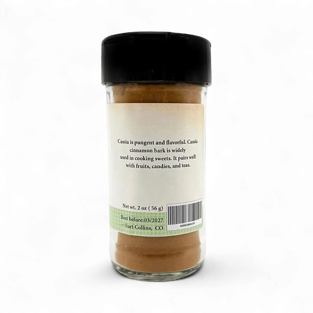 Cassia Cinnamon Powder (Korintje), Fresh Gourmet Spice - Case of 12 Jars