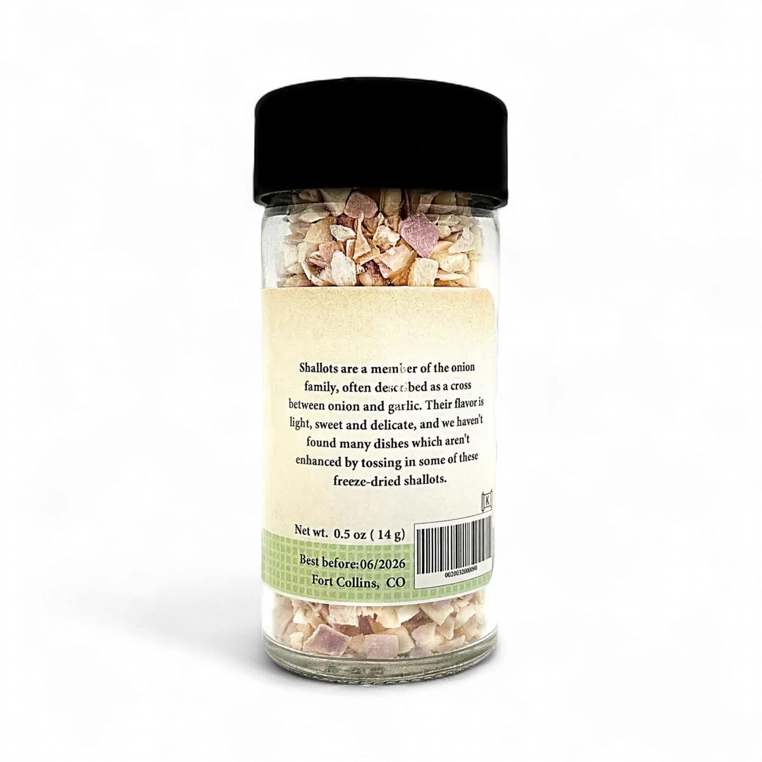 Shallots (Freeze Dried), Dried High Quality Spices - Case of 12 Jars