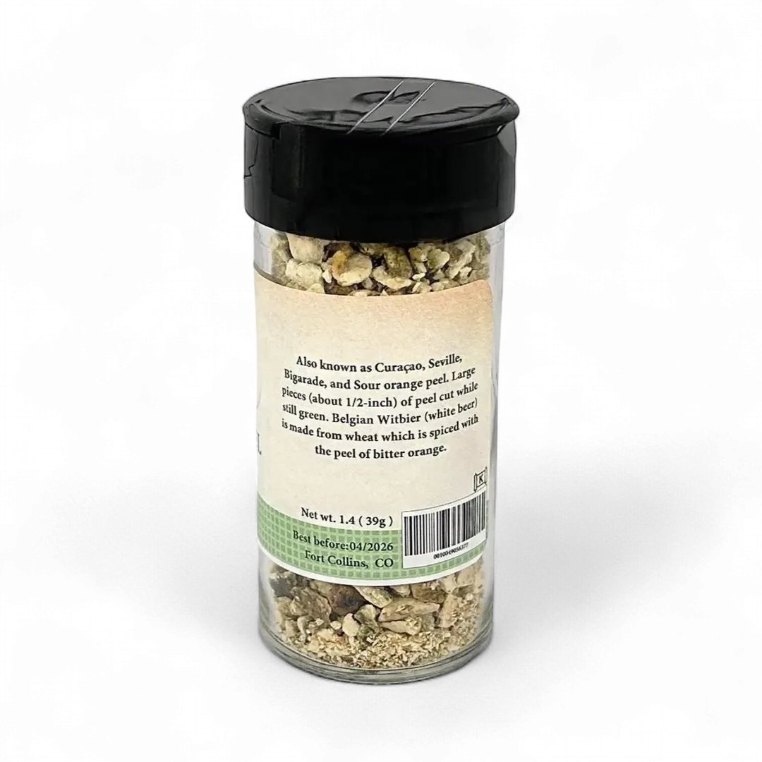 Bitter Orange Peel, Fresh Gourmet Spice - Case of 12 Jars