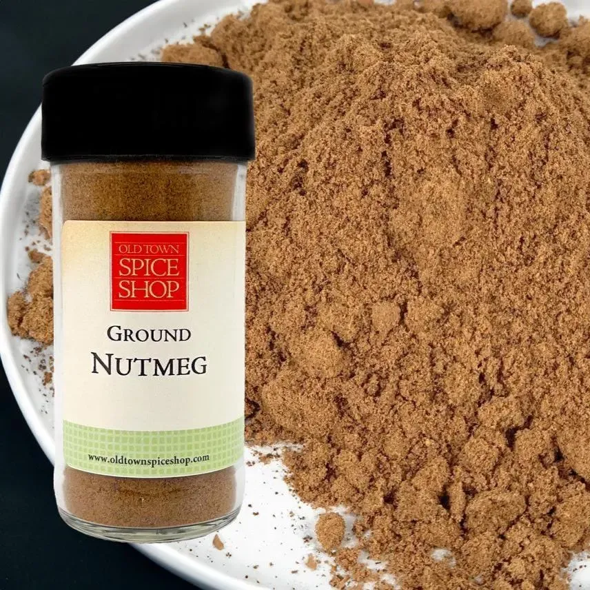 Nutmeg, Ground, Gourmet Spices & Seasoning - Case of 12 Jars