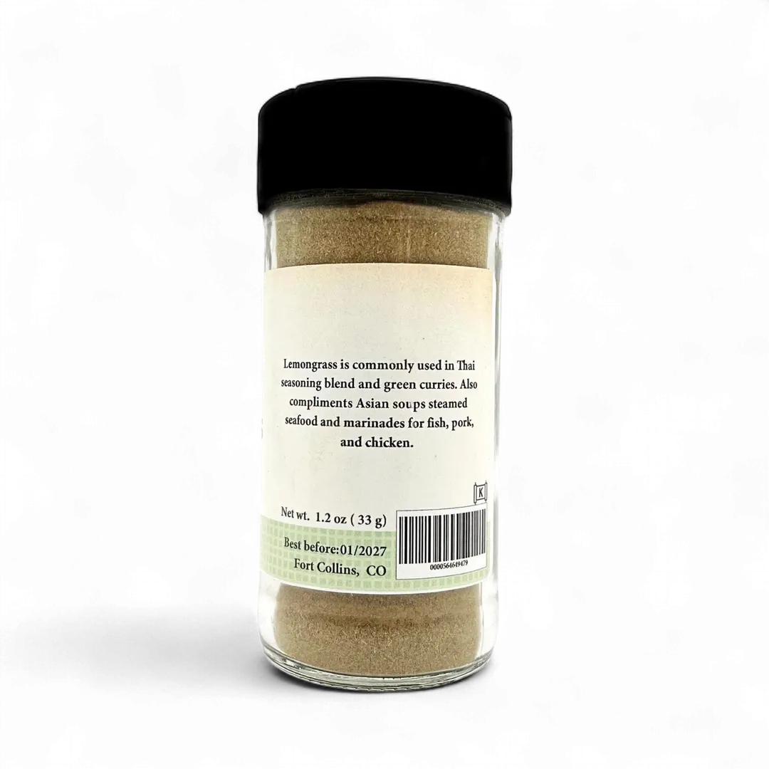 Lemongrass Powder, Gourmet Spices and Seasoning - Case of 12 Jars