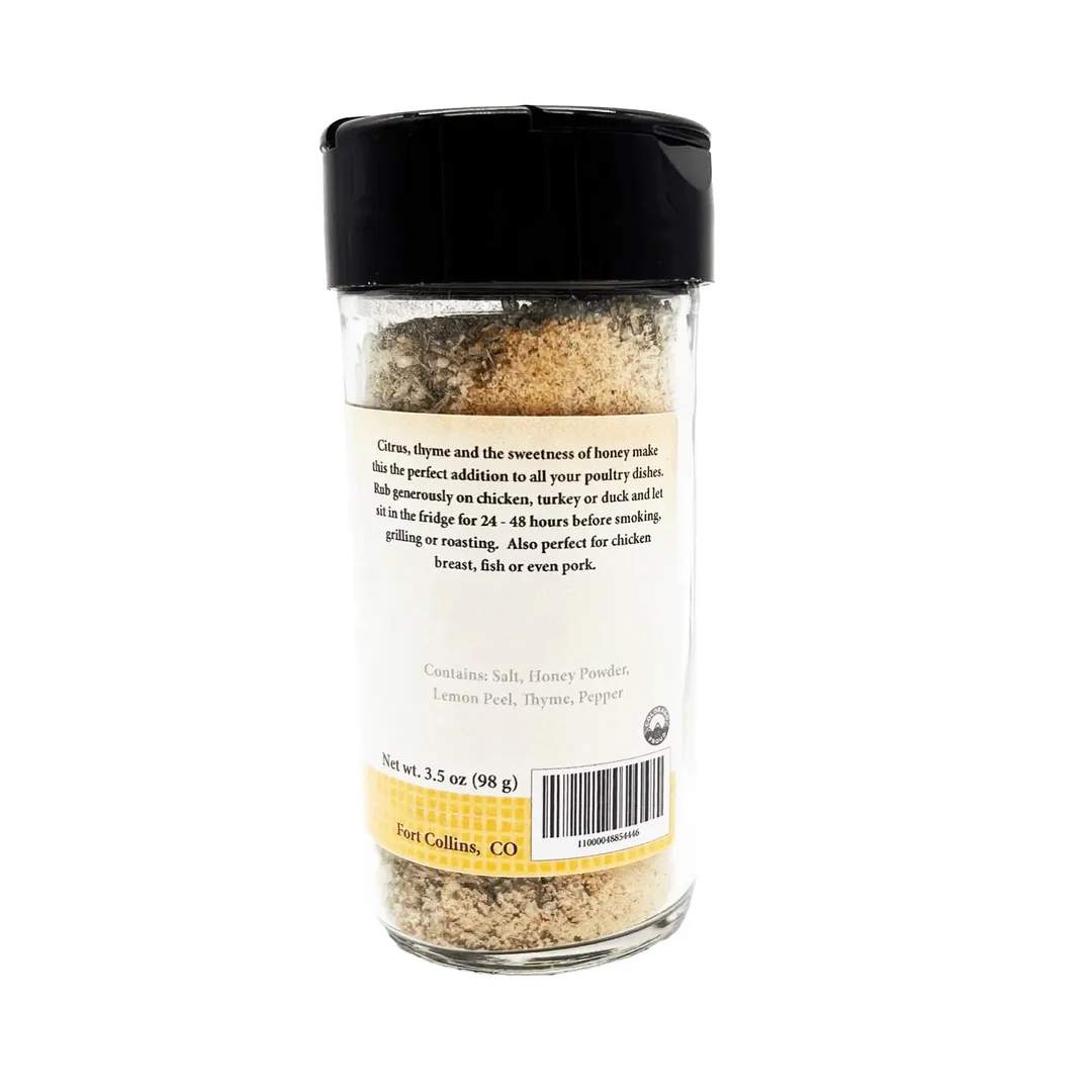 Lemon Thyme Poultry Crust, Gourmet Spices & Seasonings - Case of 12 Jars