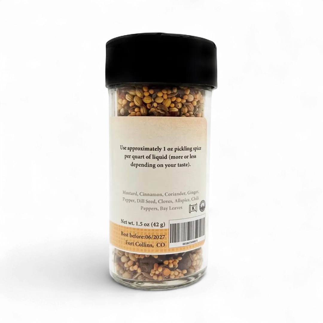 Pickling Spice, Gourmet Spices & Seasoning for Canning - Case of 12 Jars