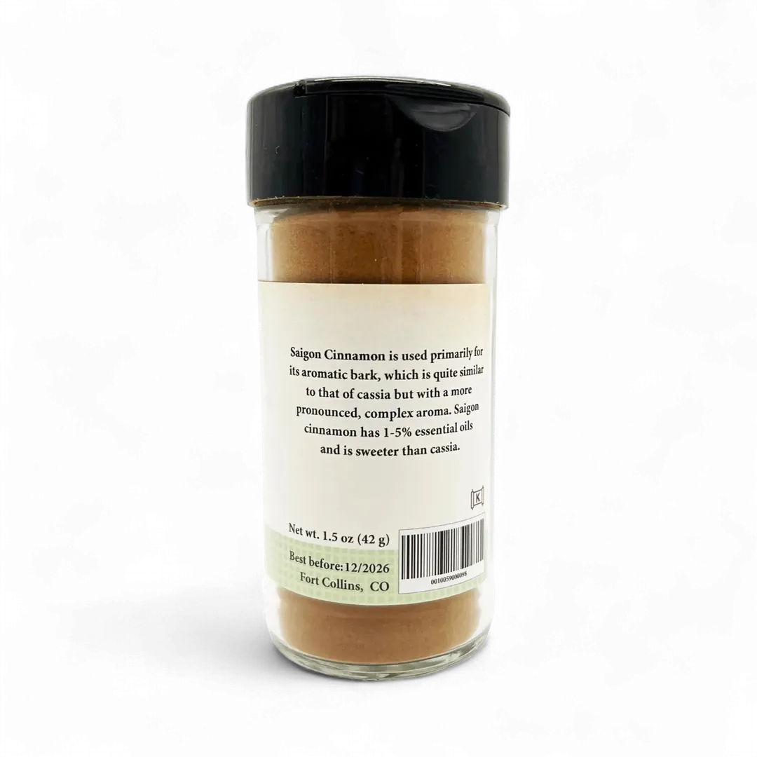 Saigon Cinnamon Powder, Dried High Quality Spices - Case of 12 Jars