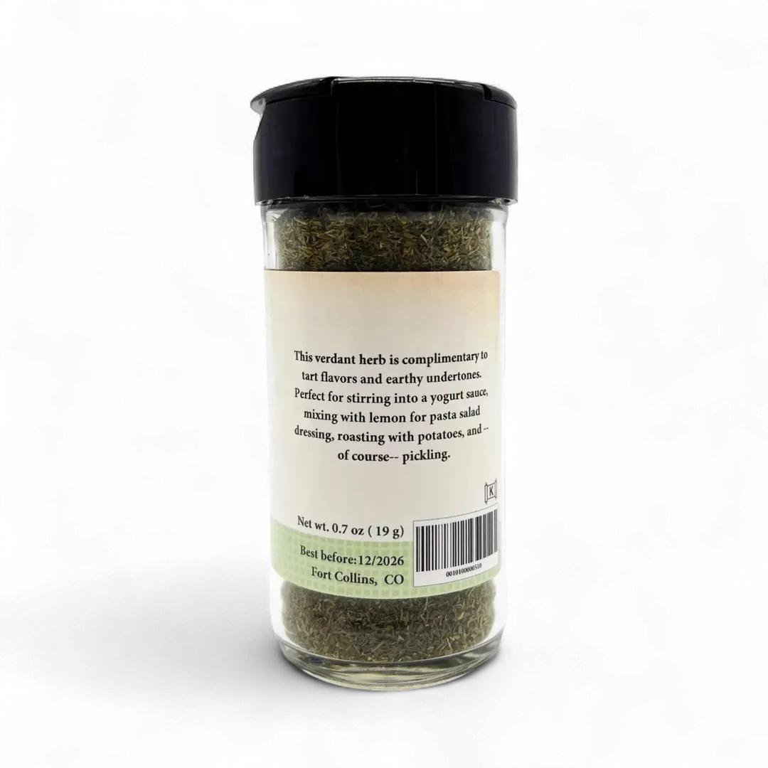 Dill Weed Dried Herb for Cooking, Fresh Gourmet Spice for Pickle Making - Case of 12 Jars