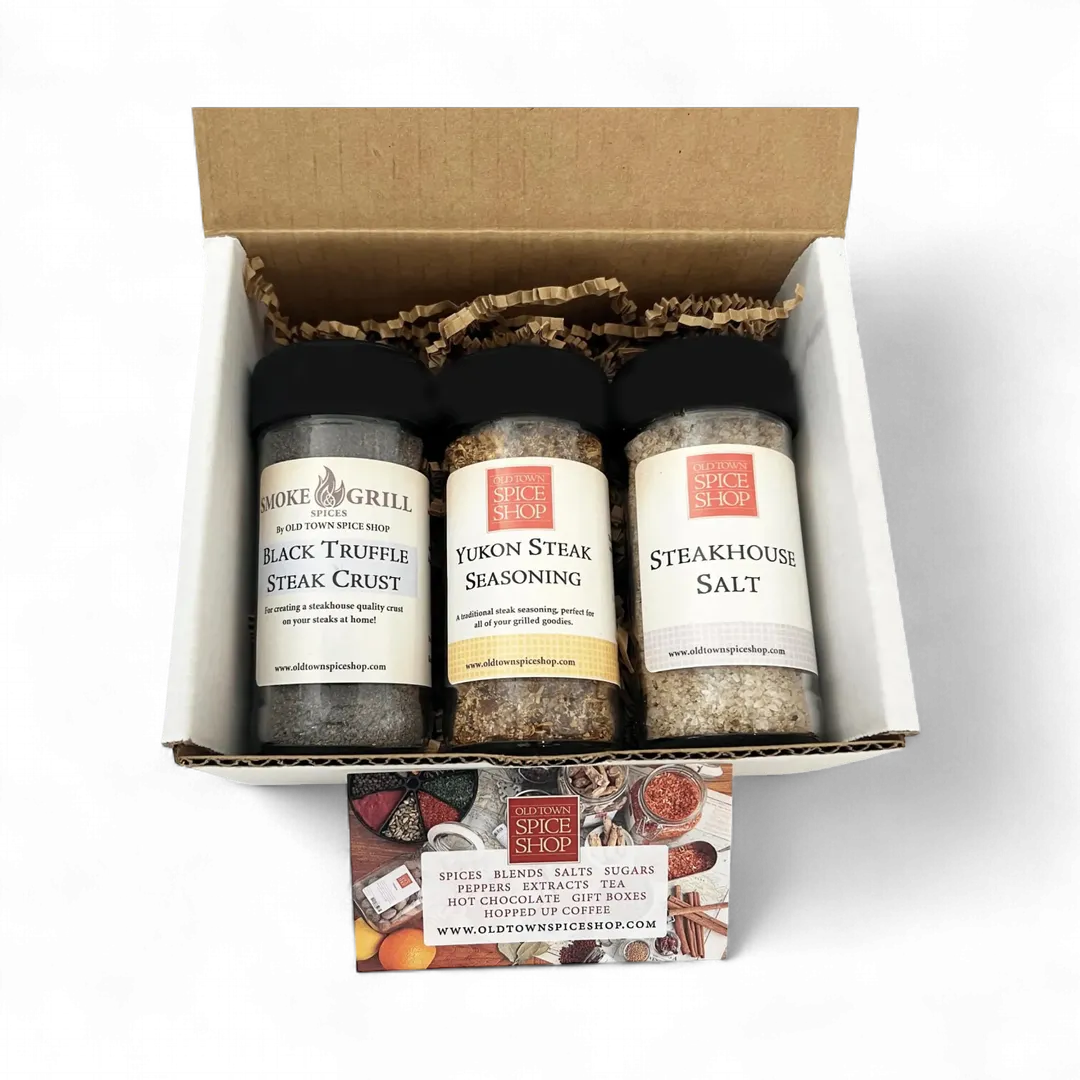 Steakhouse Seasonings Gift Box, Gourmet Spices & Seasoning 