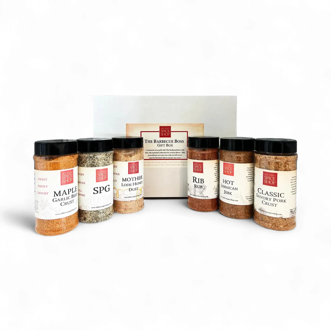 The Barbecue Boss Gift Box, BBQ Spices, Barbeque Seasoning