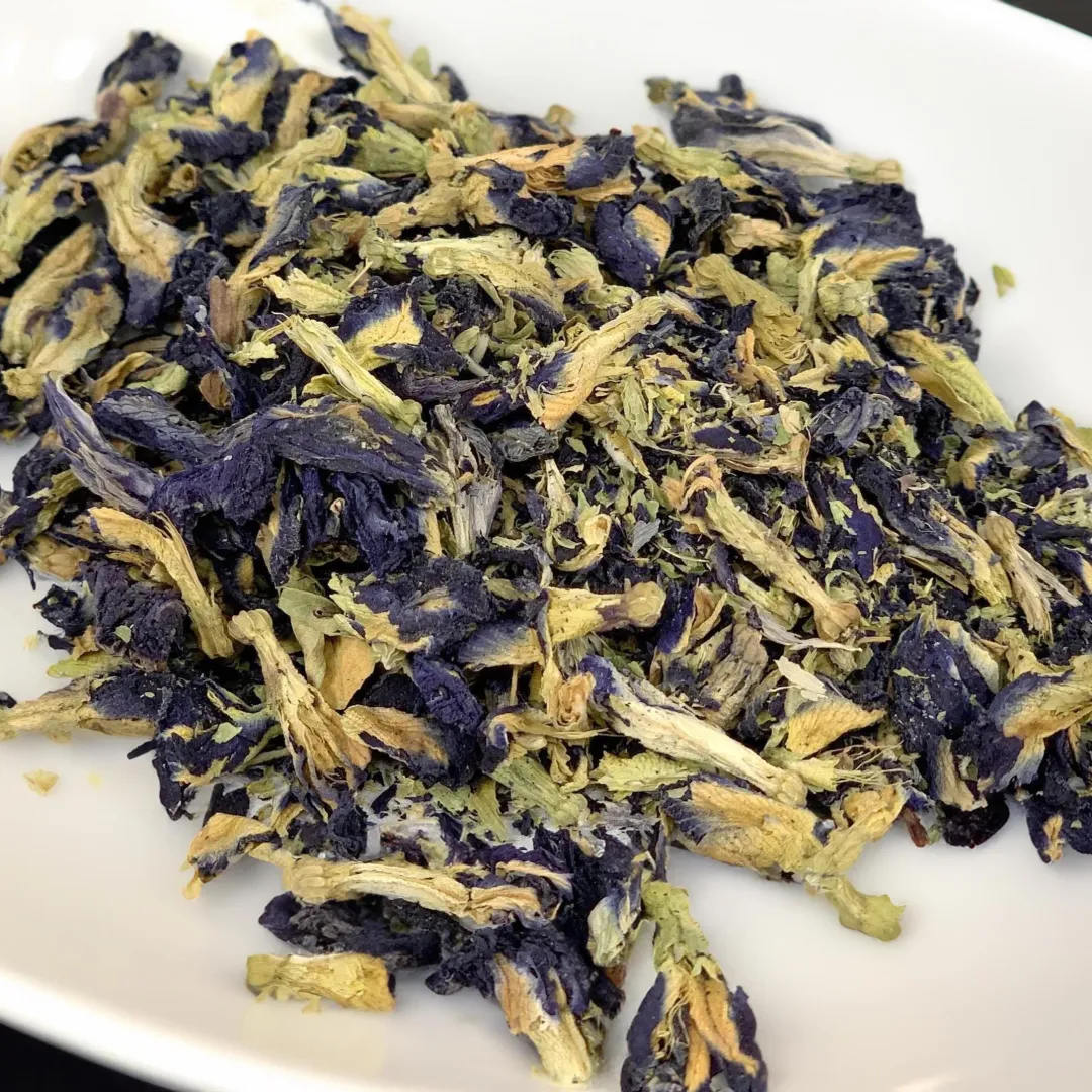 Butterfly Pea Flowers, Natural Coloring, Edible Petals - Case of 12 Jars
