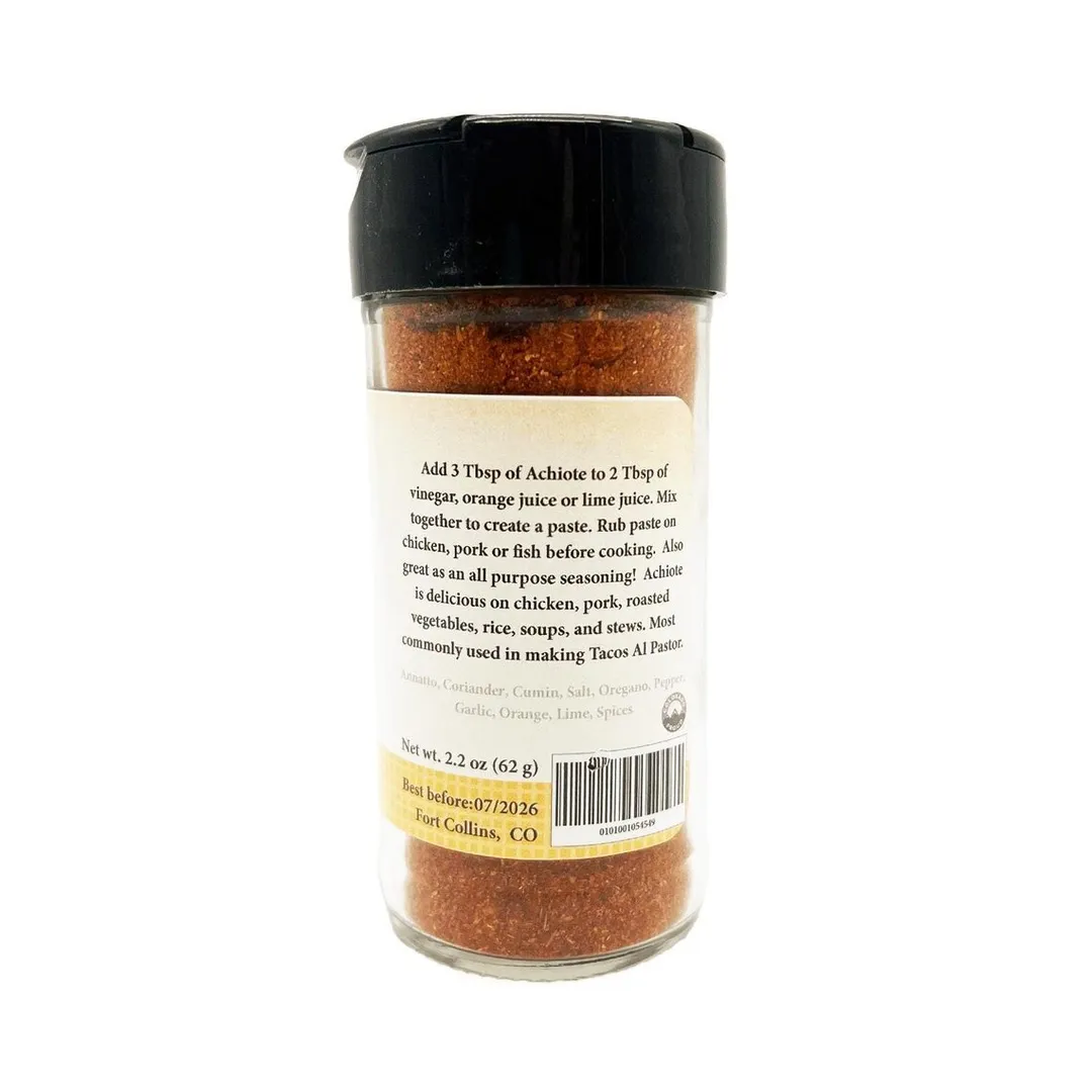 Achiote Seasoning, Gourmet Spice Mix - Case of 12 Jars