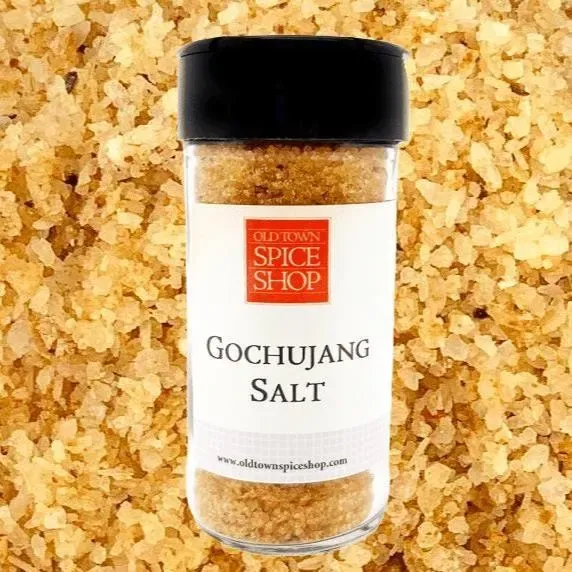 Gochujang Sea Salt for Cooking & Grilling, Gourmet Salt, Cocktail Rimming Salt - Case of 12 Jars 