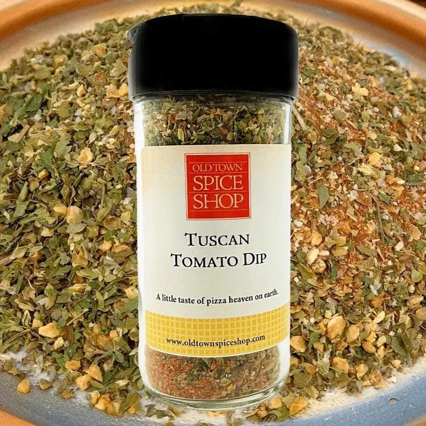 Tuscan Tomato Olive Oil Bread Dip, Gourmet Spices, Seasonings & Herbs - Case of 12 Jars