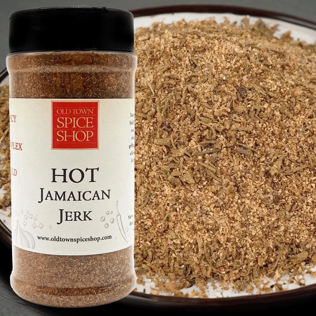 Jamaican Jerk Hot, Gourmet Spices & Seasoning - Case of 12 Jars