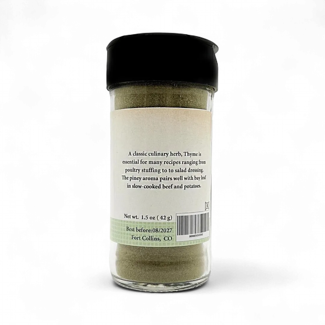 Thyme Powder Ground Dried Herbs & Spices - Case of 12 Jars