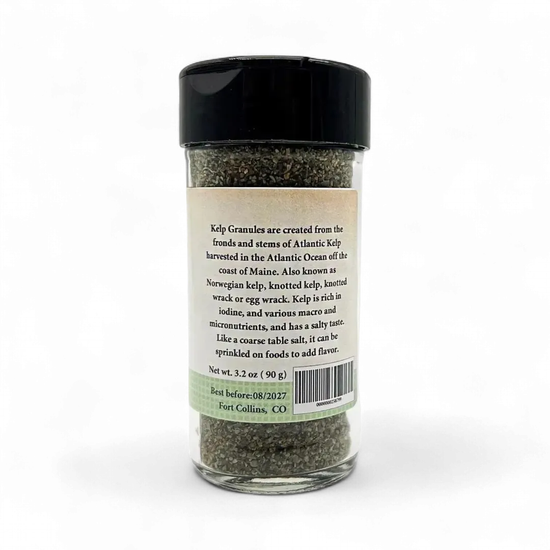Kelp Granules, Fresh Gourmet Spices - Case of 12 Jars