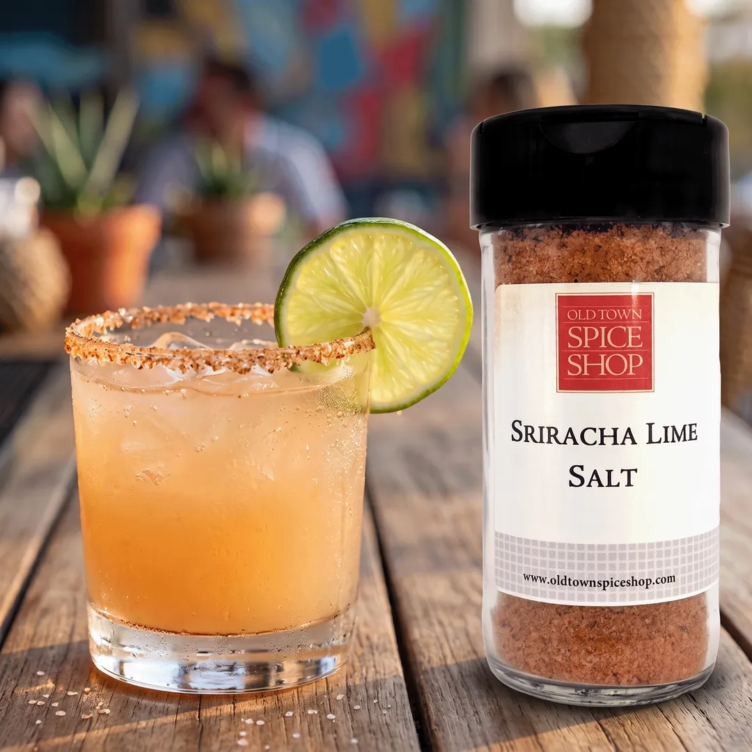 Sriracha Lime Salt, Spicy & Hot Gourmet Salt, Spicy Pepper Salt for Cooking & Grilling, Gourmet Salt, Cocktail Rimming Salt - Case of 12 Jars