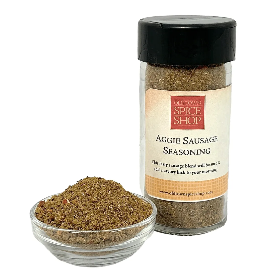 Aggie Sausage, Gourmet Spices & Seasonings for Sausage Making - Case of 12 Jars