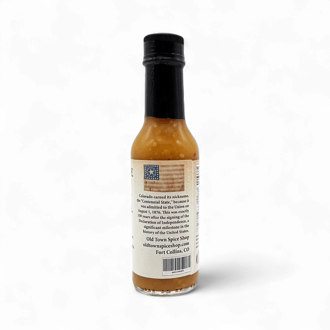 Centennial Sun Hot Sauce, Mild Fatalii Pepper Sauce
