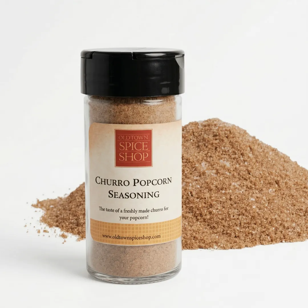 Churro Popcorn Seasoning, Gourmet Popcorn Seasoning - Case of 12 Jars