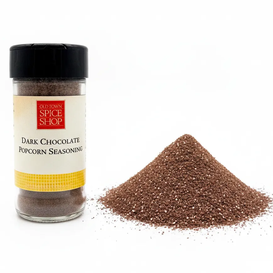 Dark Chocolate Popcorn Seasoning, Gourmet Popcorn Seasoning - Case of 12 Jars