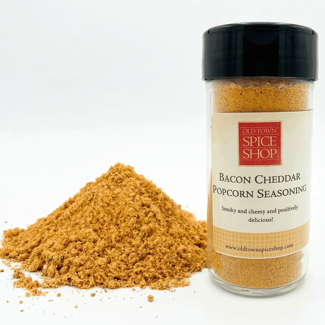 Bacon Cheddar Popcorn Seasoning, Gourmet Popcorn Seasoning - Case of 12 Jars