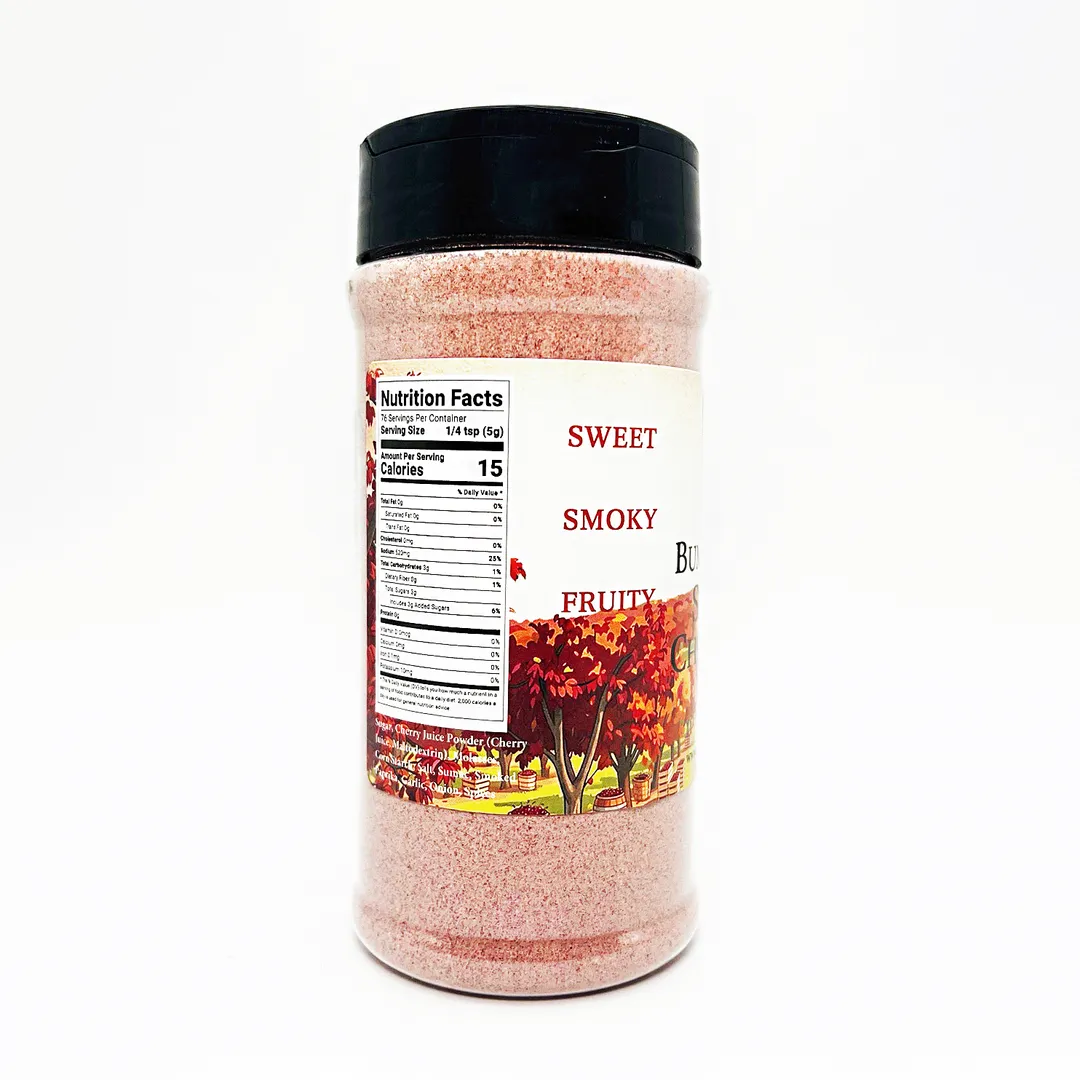 Bumper Crop Smoked Cherry Rub, Gourmet Spices & Seasoning - Case of 12 Jars