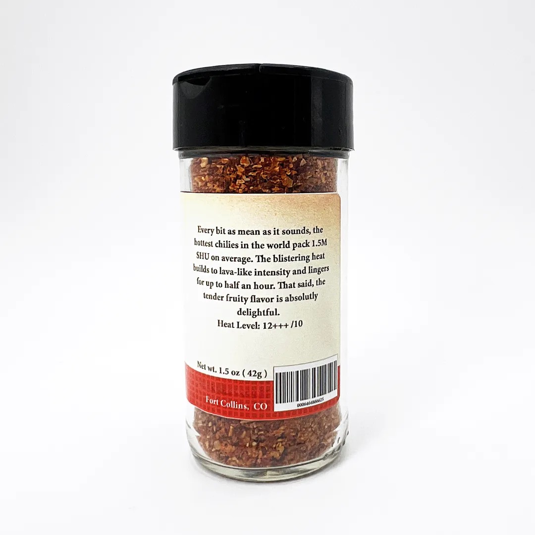 Carolina Reaper Chili Flakes, Crushed