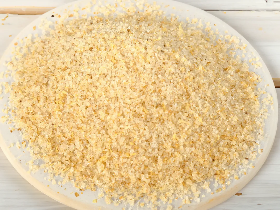 Marigold Sugar, Gourmet Sugar for Baking, Rimming Sugar for Cocktails, Coffee and Tea - Case of 12 Jars