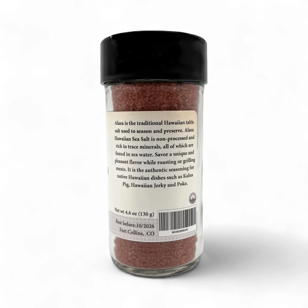 Alaea Hawaiian Sea Salt, Gourmet Salt - Case of 12 Jars