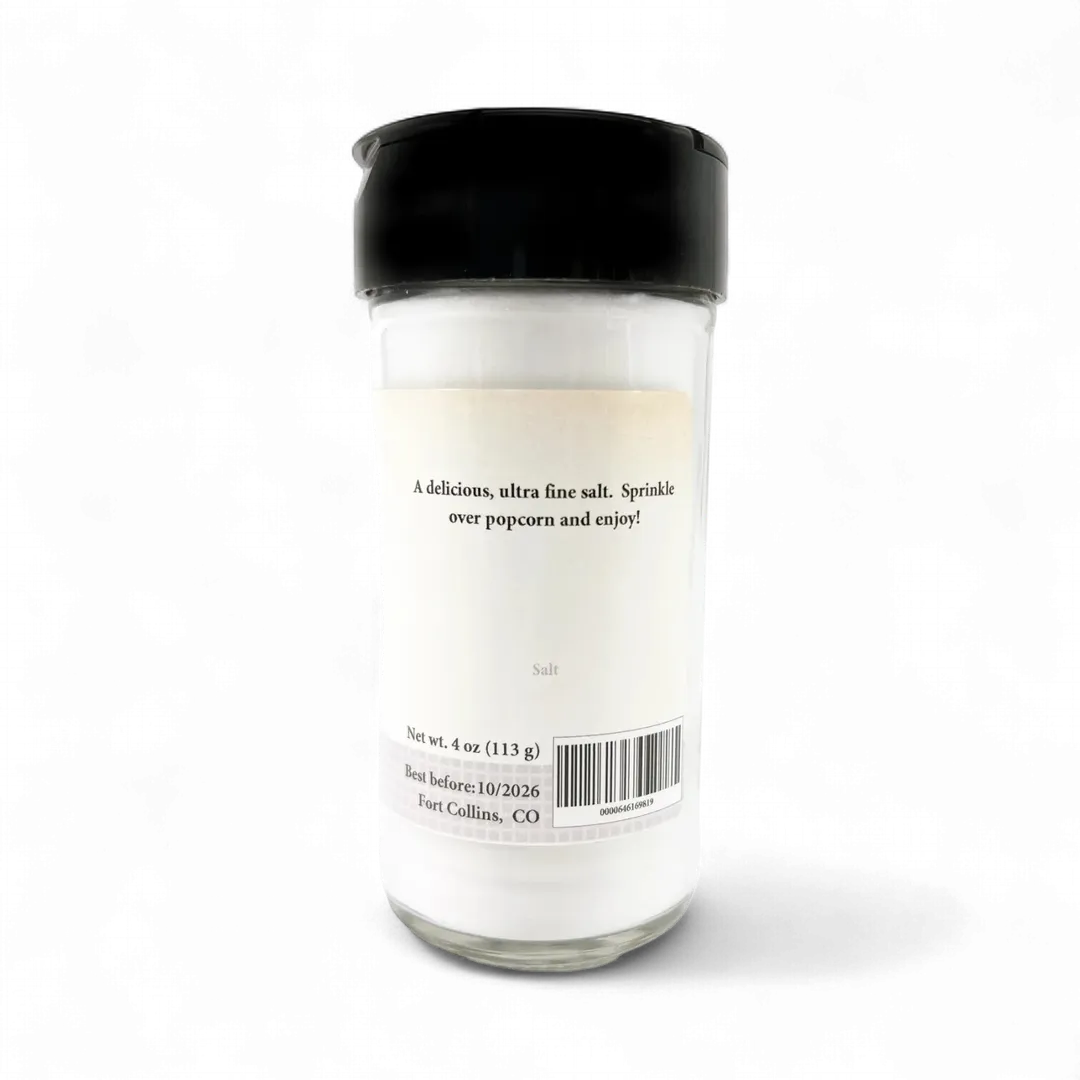 Popcorn Salt, Popcorn Seasoning Salt - Case of 12 Jars