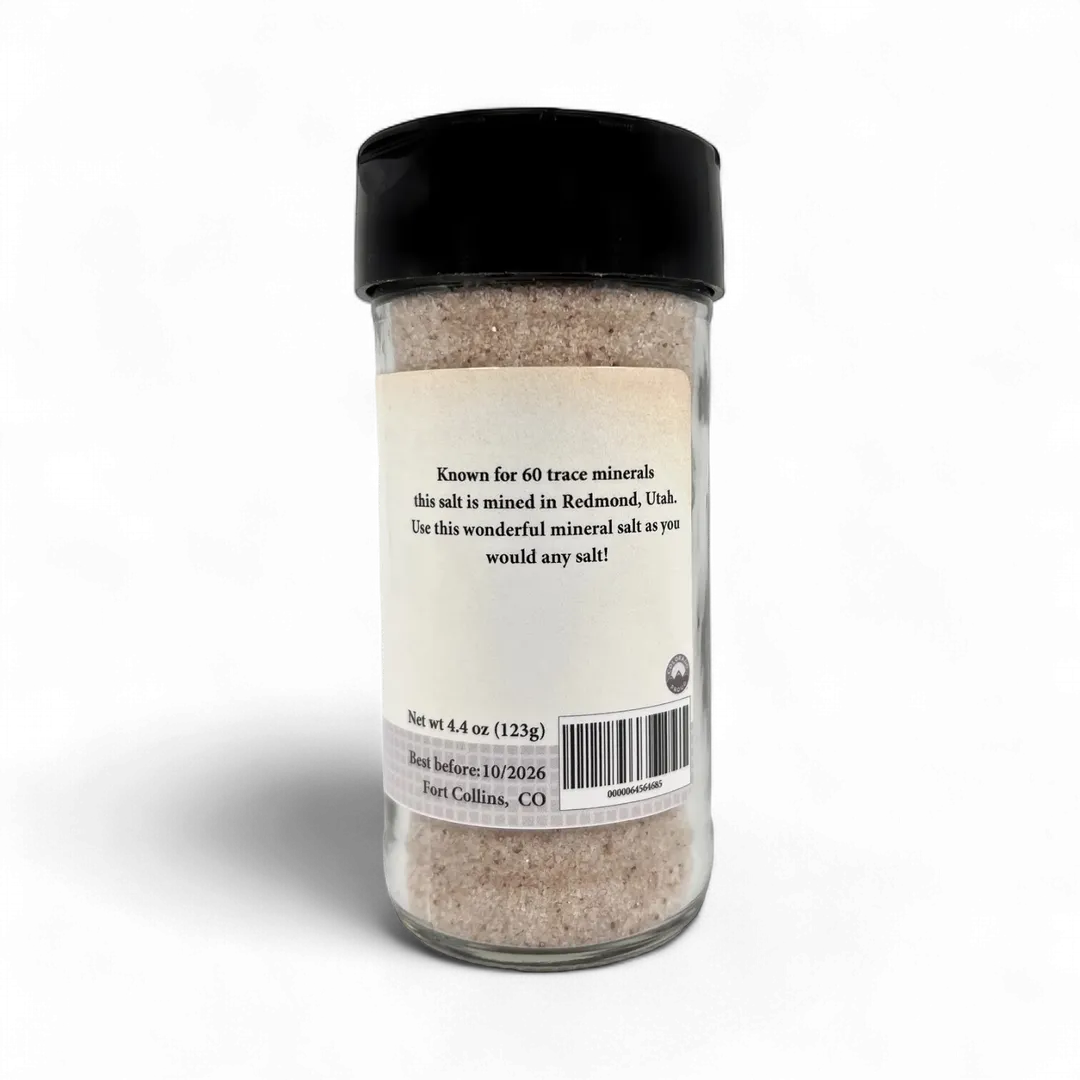 Redmond Utah Salt, Pure & Natural Salt - Case of 12 Jars