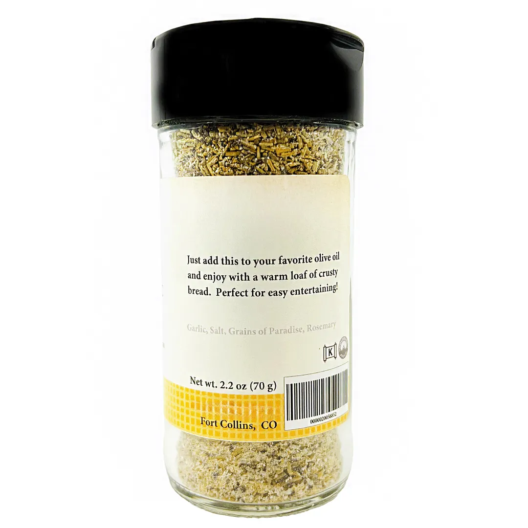 Rosemary Garlic Olive Oil Bread Dip, Gourmet Spices - Case of 12 Jars