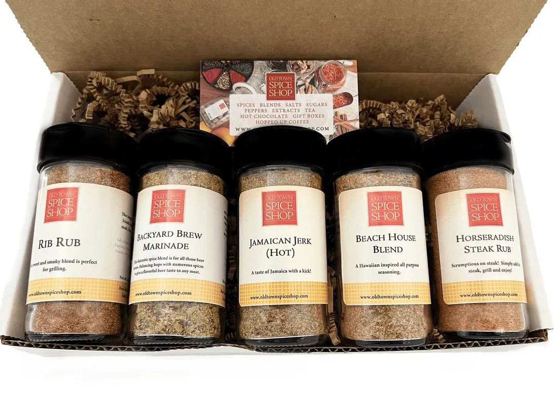 Grill Master Gift Box, Gourmet Spices & Seasoning Set
