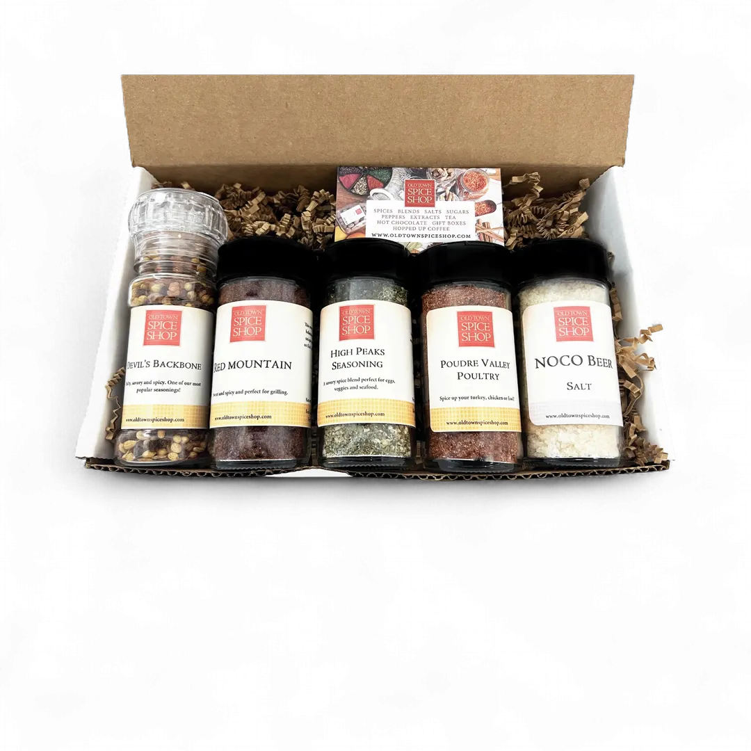 Colorado Cooking Gift Box Spices & Seasoning Gourmet Foodie 