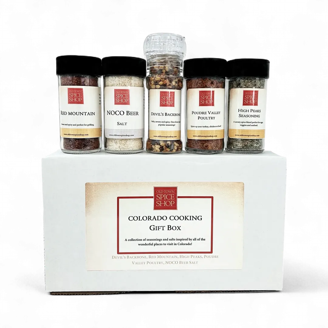 Colorado Cooking Gift Box Spices & Seasoning Gourmet Foodie 