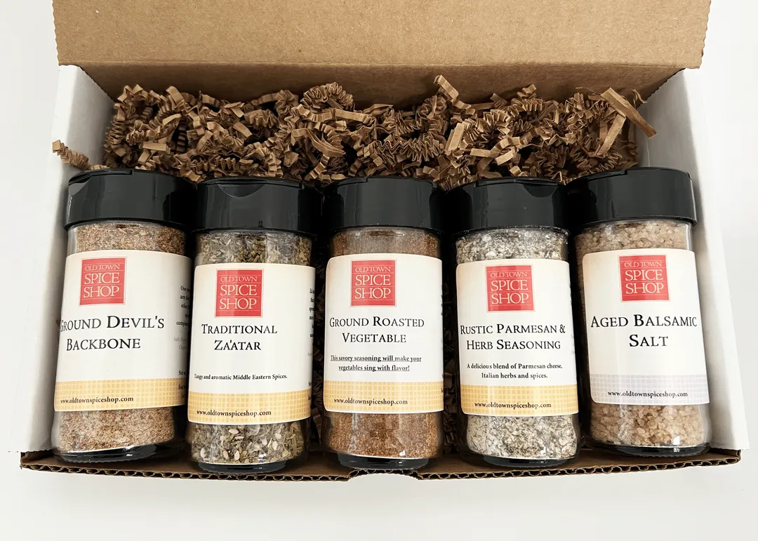 Farmers Market Gift Box, Gourmet Spices & Seasoning Set