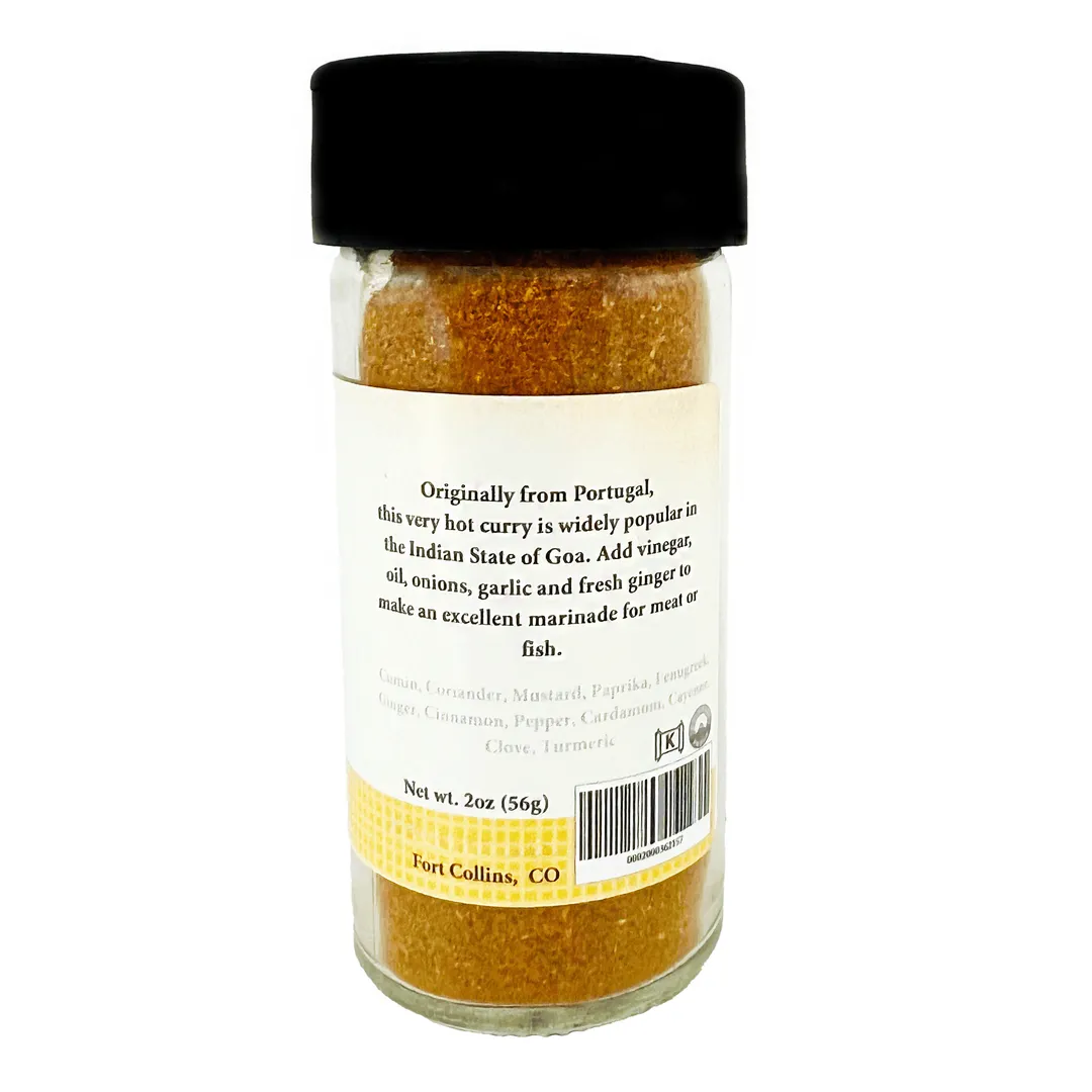 Vindaloo, Gourmet Spices & Seasoning - Case of 12 Jars