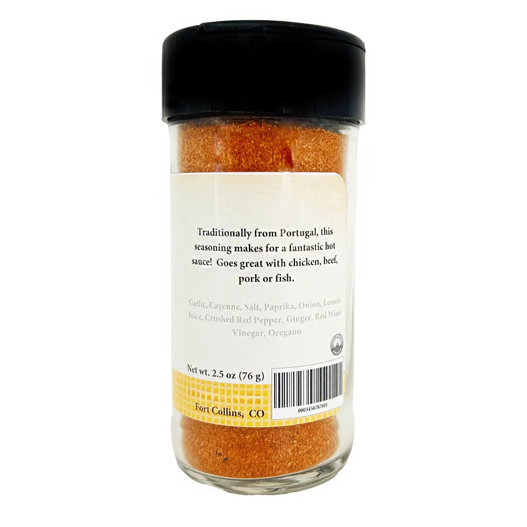 Piri Piri Blend, Gourmet Seasoning - Case of 12 Jars