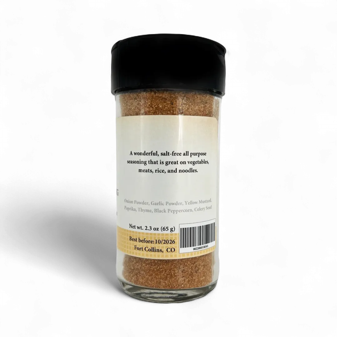 Salt-Free All Purpose Seasoning, Low Sodium Spices, Herbs & Seasoning - Case of 12 Jars