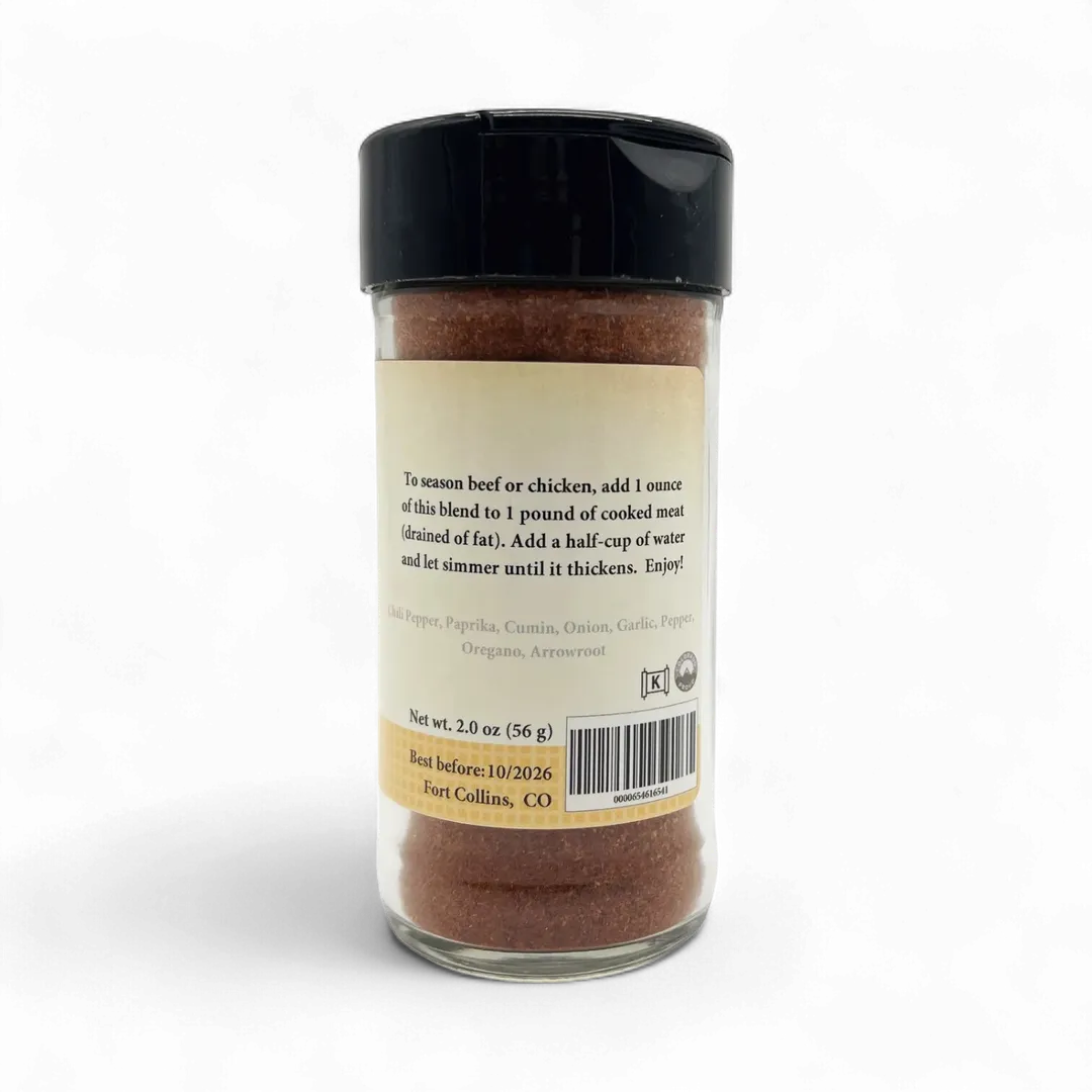 Salt-Free Taco Blend, Gourmet Spices & Seasoning - Case of 12 Jars