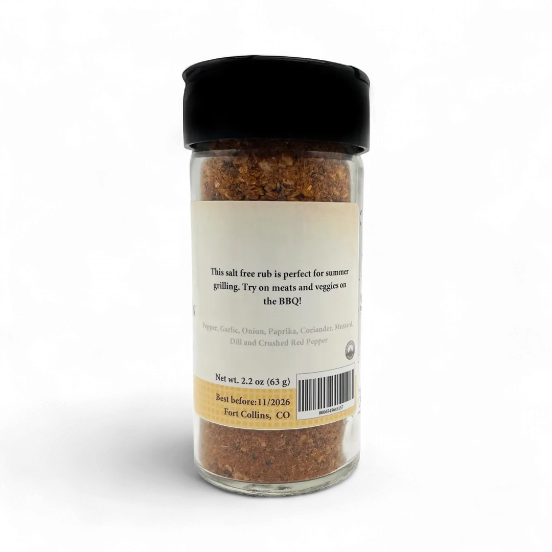Salt Free Grill'n, Gourmet Spices, Low Sodium Spices, Herbs & Seasoning - Case of 12 Jars