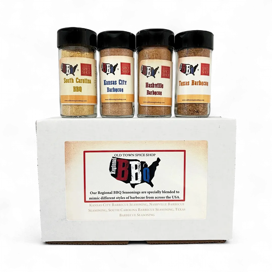 Regional BBQ Seasonings Gift Box, Gourmet Spices & Seasoning