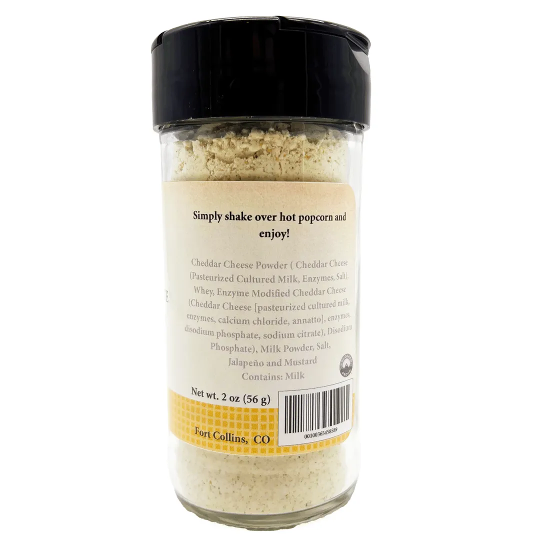 Jalapeño & White Cheddar Popcorn Seasoning, Gourmet Popcorn Seasoning - Case of 12 Jars
