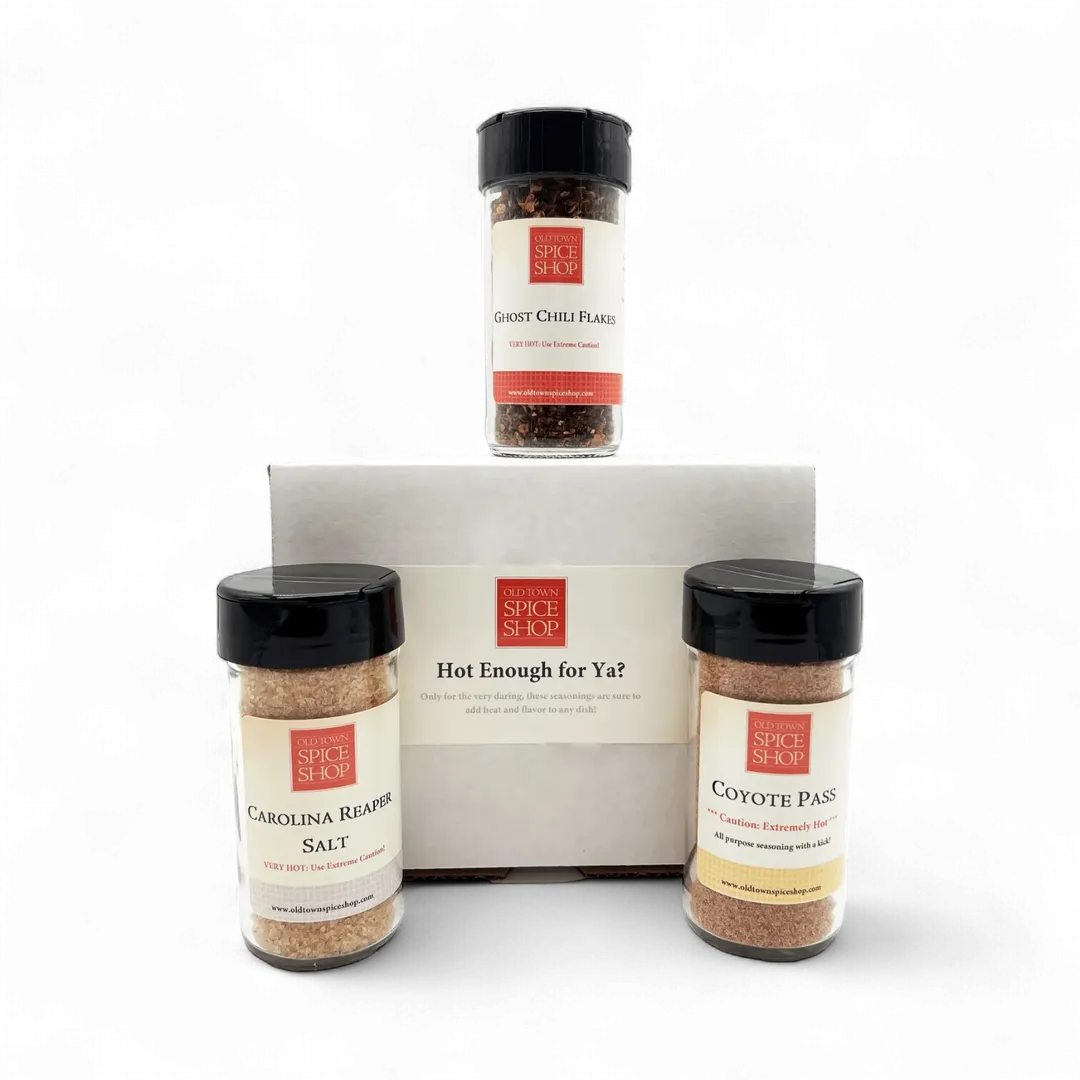 Hot Enough for Ya? Gift Box, Gourmet Spices & Seasoning Set