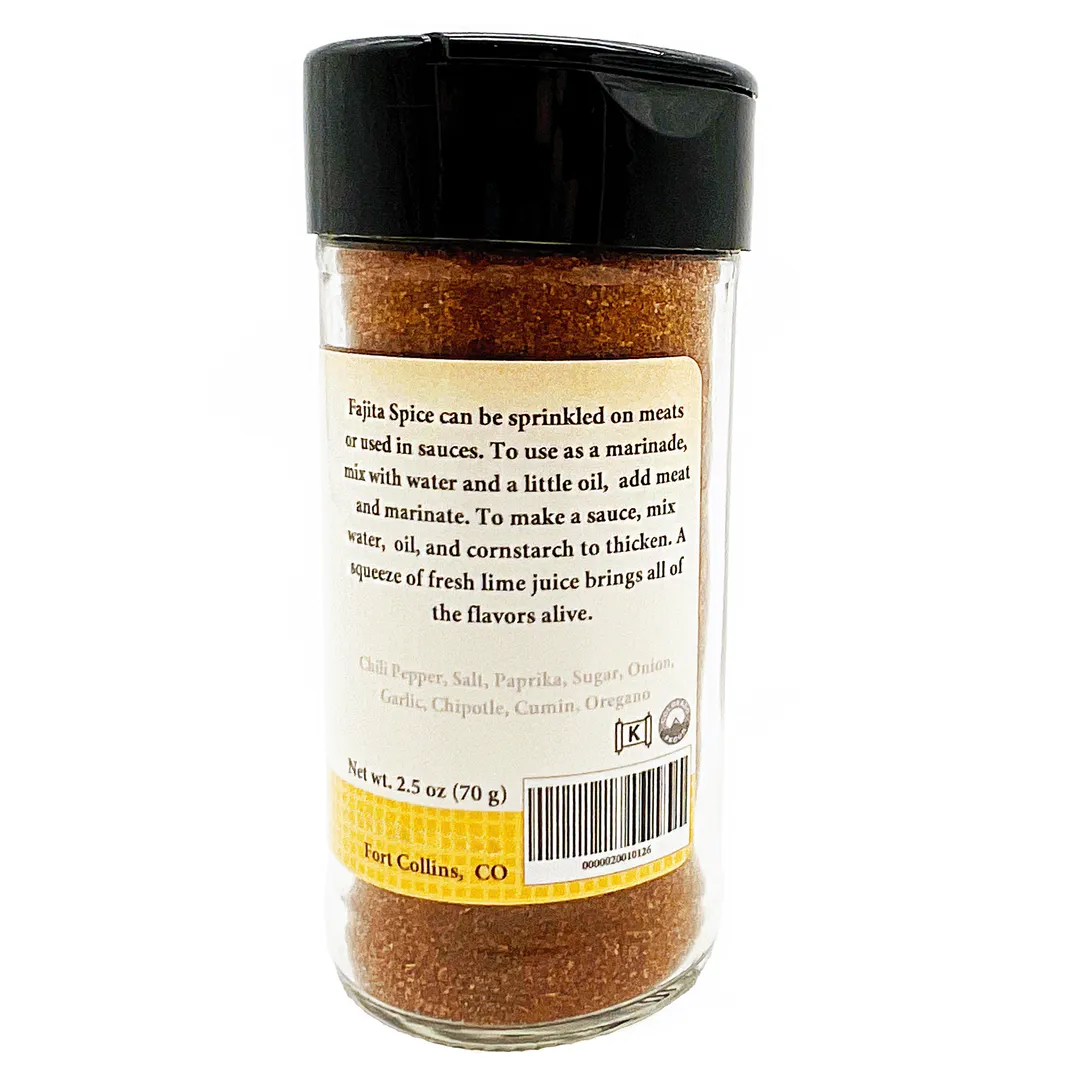 Fajita Spice, Gourmet Spices & Seasoning - Case of 12 Jars