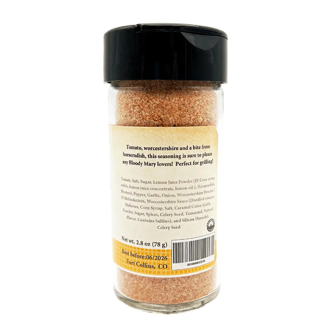 Bloody Mary Steak Seasoning, Gourmet Spices - Case of 12 Jars